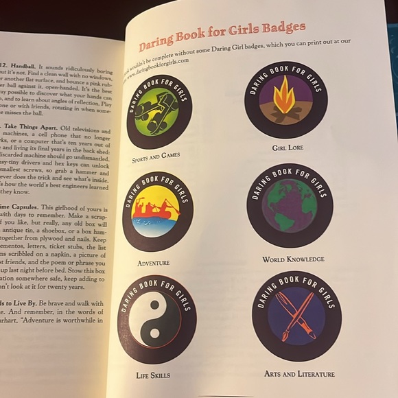 NWT The Daring Book for Girls Hardcover by Harper Publishing Inc. - Picture 4 of 8